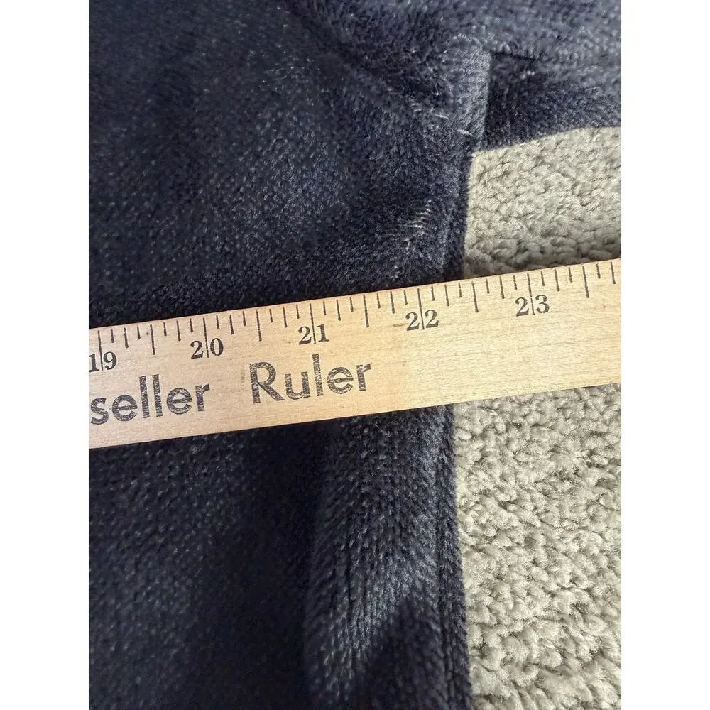 Vintage Black Diamond Jacket Mens M Black Fleece Parka Full Zip Pockets USA - Picture 10 of 12